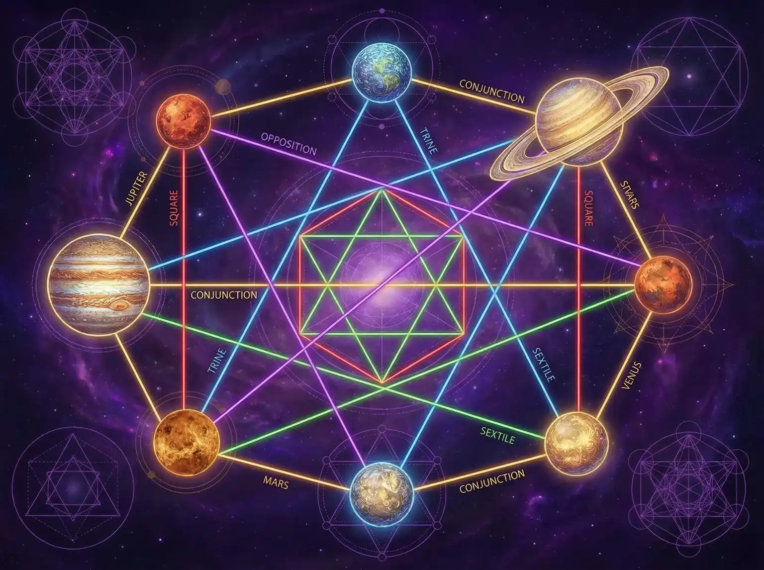 行星相位解读 - 马尼拉公报 | 占星学进阶